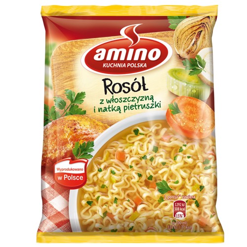 Amino Hühnersuppe mit Gemüse und Petersilie 59g