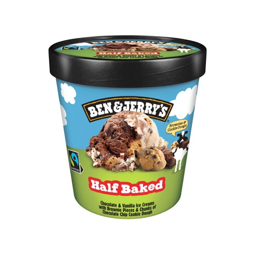 Ben & Jerrys Eis Half Baked 0.465l