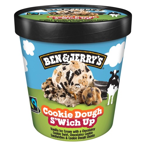 Ben & Jerrys S'Wich up Eis Becher 0.465l