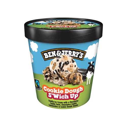 Ben & Jerrys S'Wich up Eis Becher 0.465l