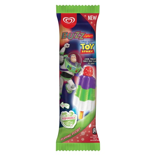 Langnese Disney Buzz Lightyear Popping Rocket Eis 0.055l
