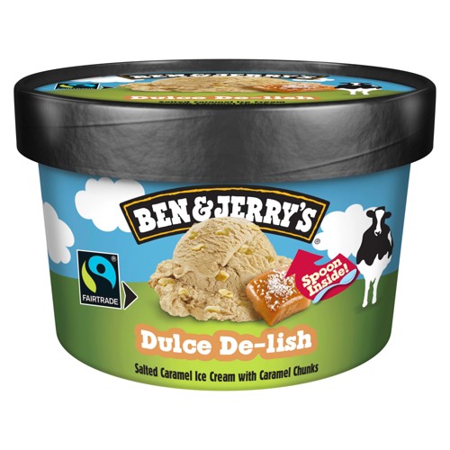 Ben & Jerry's Dulce De-lish Eis Becher 0.1l