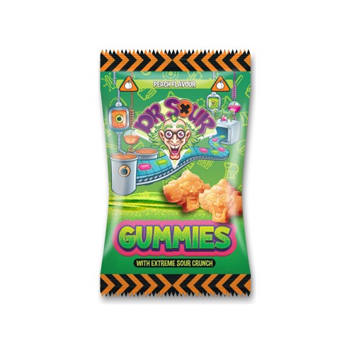 Dr Sour Gummies Pfirsich 200g