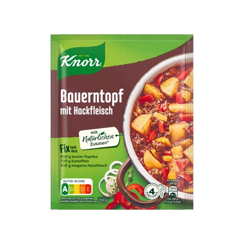 Knorr Fix Würzmischung Bauerntopf mit Hackfleisch 43g
