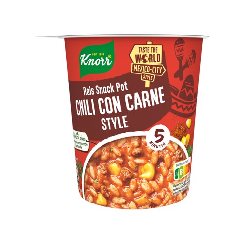 Knorr Reis Snack Pot Chili con Carne Style 57g