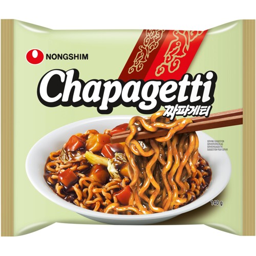 Nongshim Chapaghetti Koreanische Schwarze Spaghetti 140g
