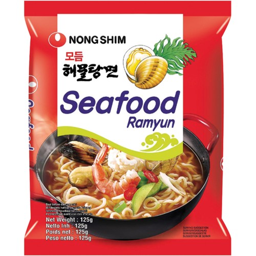 Nongshim Meeresfrüchte Ramyun Instant-Nudeln 125g 