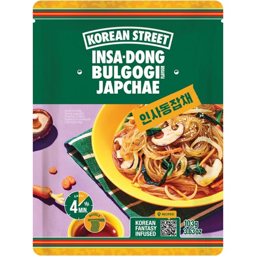 Allgroo Korean Street Glasnudeln Japchae Kit (Bulgogi) 103g