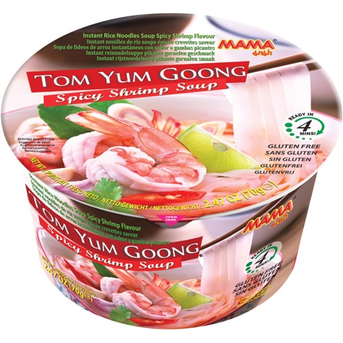 MAMA Instant-Reisnudelsuppe Tom Yum Goong 70g