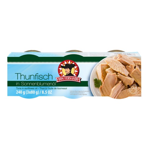 Don Fernando Thunfisch in Sonnenblumenöl 240g 