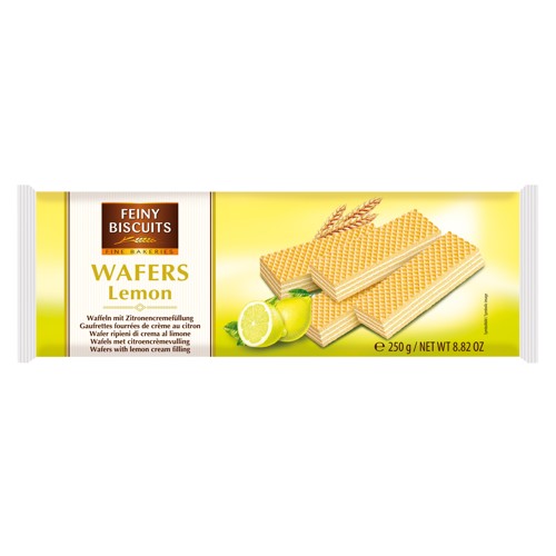 Feiny Biscuits Waffeln mit Zitronencremefüllung 250g 