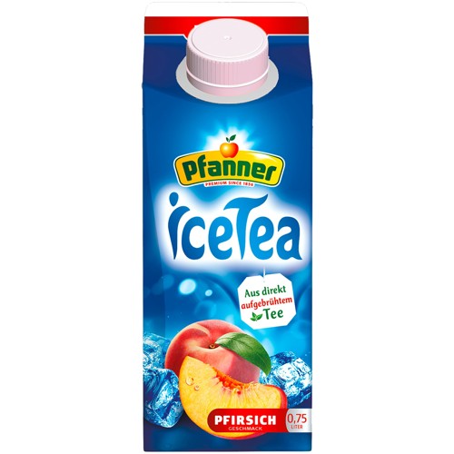 Pfanner IceTea Pfirsich 0.75l