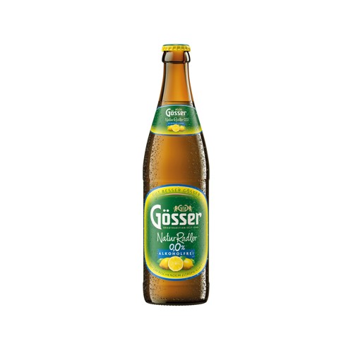 Gösser Natur Radler alkoholfrei 0.5l (MEHRWEG)