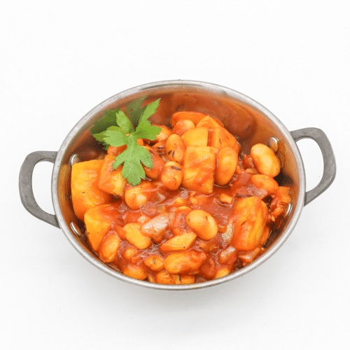 Alubias con patatas y chorizo