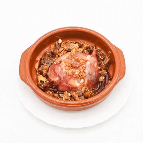 Queso de cabra en serrano y miel