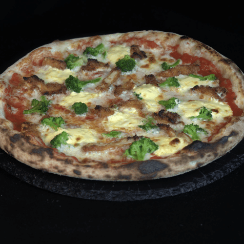 Pizza Fried Chicken Hollandaise