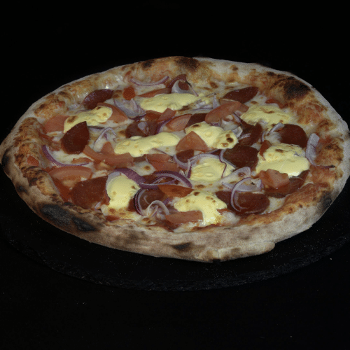 Pizza Sucuk Hollandaise