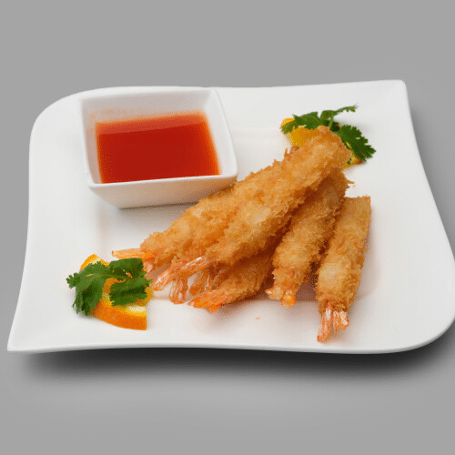 Frittierte Garnelen (6 Stück)