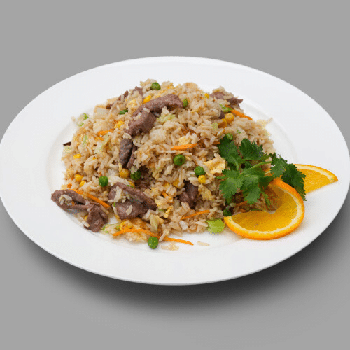 Gebratener Reis mit Rindfleisch