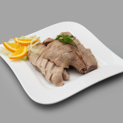 In Salzlake eingelegte Ente