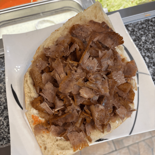 Döner Kebap nur mit Fleisch