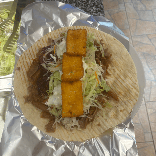 Halloumi Dürüm mit Fleisch