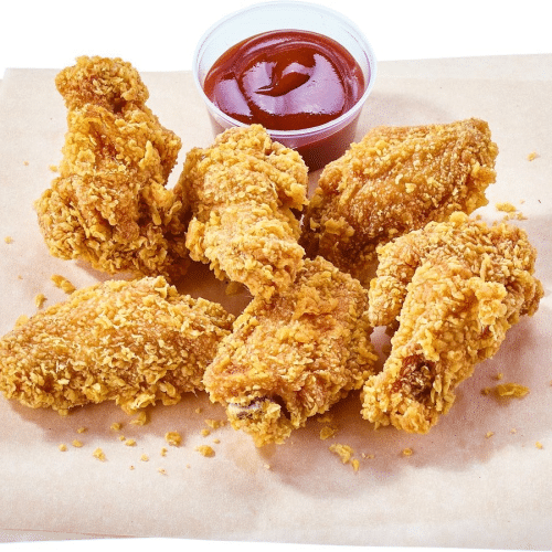 Knusprig Scharfe Chicken Wings (6 Stück)
