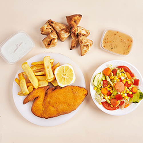 Schnitzelmenü