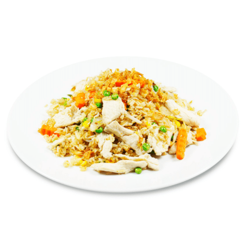 Gebratener Reis mit Hühnerfleisch