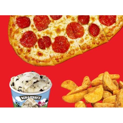 Flatzz Menu (Beilage + Eis)