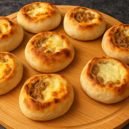 Gefüllte pizzabrötchen tonno