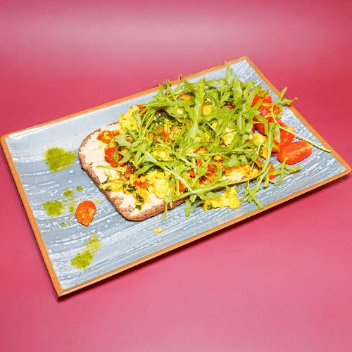 Veganes Rühreibrot