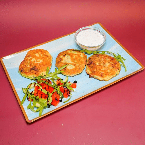 Zucchinipuffer (3 Stück)