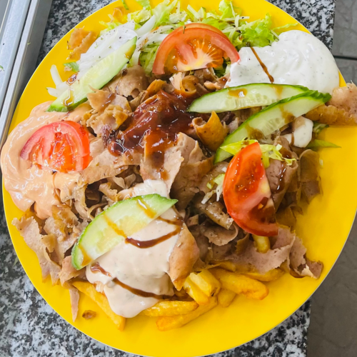 Döner-Hirten-Salat - Dönerfleisch