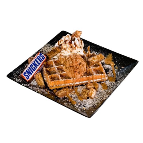Waffel Snickers - Erdnussbutter