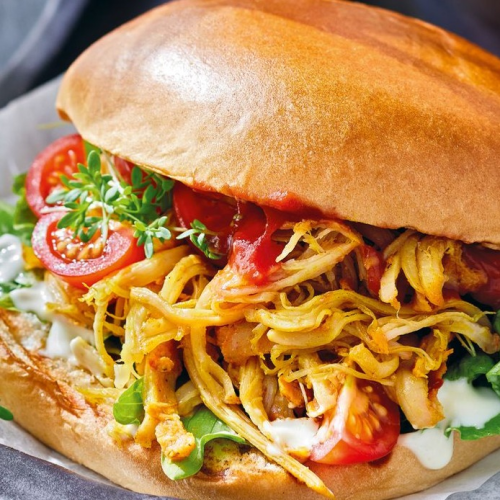 Pulled Chicken Burger