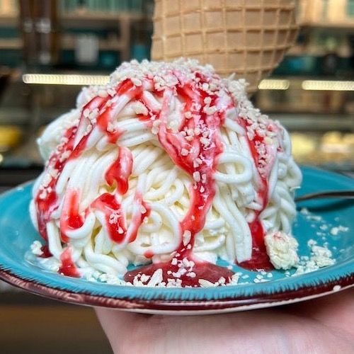 Spaghetti eis