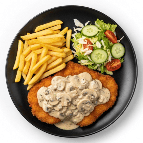 Champignon-Schnitzel