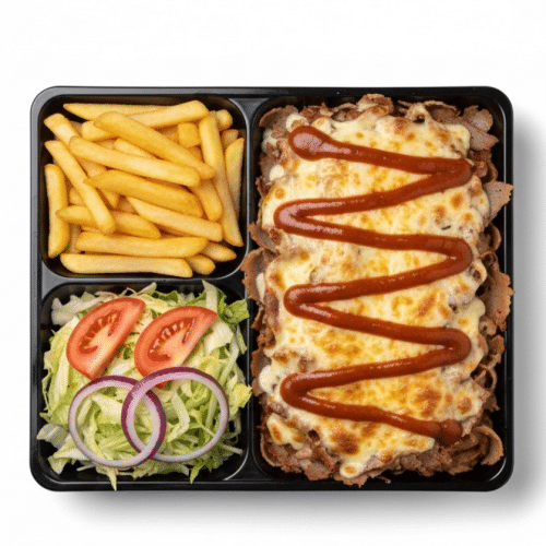 Döner mit Currysauce