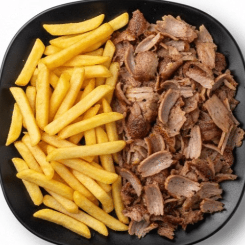 Döner-Teller nur mit Pommes oder Reis