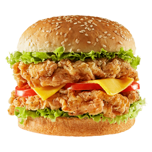 Doppel Chicken-Burger