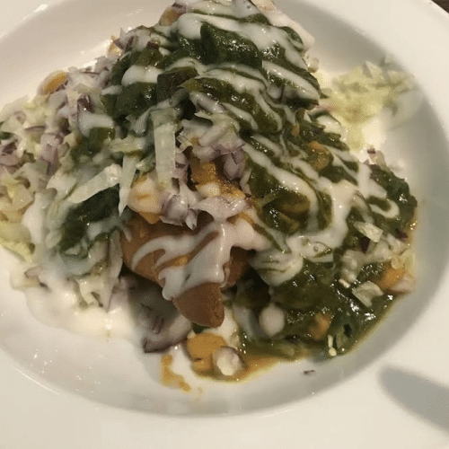 Veggie Samosa Chat