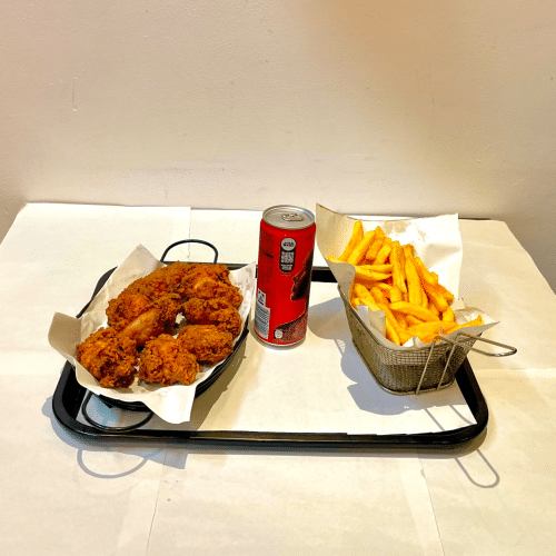 Menü 4 - Hot Wings Menü