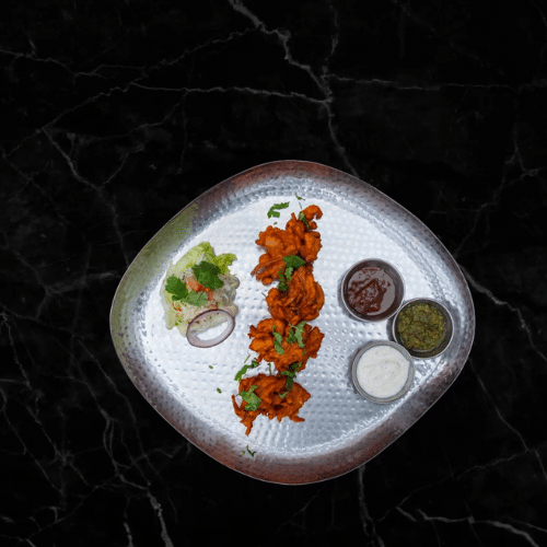 Onion Bhaji (vegan)