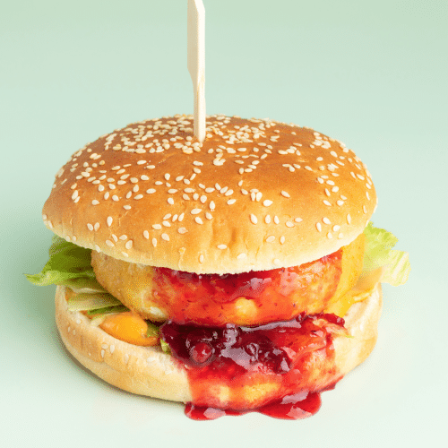 Camembert-Burger (vegetarisch)