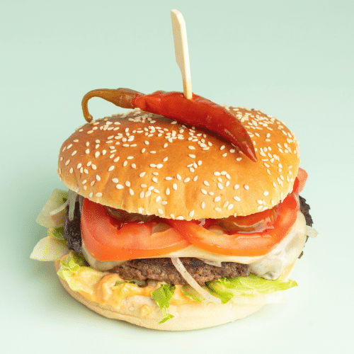 Hot Chili Cheeseburger
