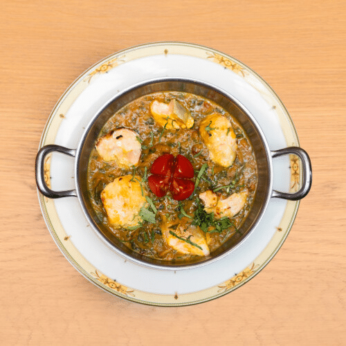 Lachs Palak