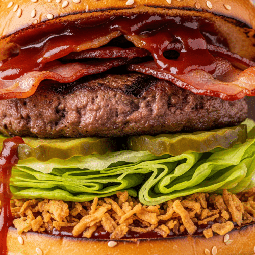 BBQ-Bacon Burger XXL
