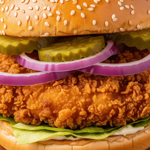 Chicken-Danish Burger