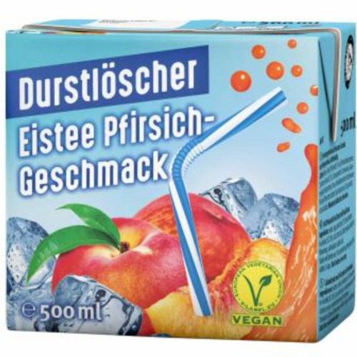 Durstlöscher Eistee Pfirsich 0,5l